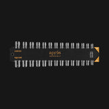 Apres Gel-X Tip Swatch - Natural Coffin/Square Extra Short