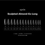 Apres Tip Box 2.0 - Sculpted Almond Extra Long x 420pcs