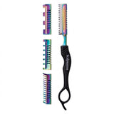 Scalpmaster Barber 8-1/2" Titanium Multi-Colored Hair Shaper #SC-8000