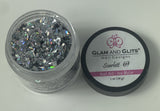 Glam and Glits Nail Art Ice Mylar 1oz - Scarlett #69