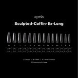 Apres Tip Box - Sculpted Coffin Extra Long x 420pcs