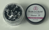 Glam and Glits Nail Art Hexagon 0.5oz - Shimmer #59