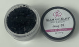 Glam and Glits Nail Art Hexagon 0.5oz - Smog #49