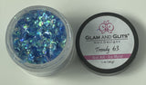 Glam and Glits Nail Art Ice Mylar 1oz - Trendy #63