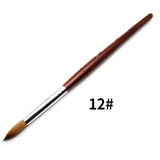 AG Acrylic Brush Wood Handle #12