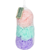 Cala Mesh Sponge Set 3pcs - Pink / Mint / Lavender