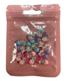 HK 3D Nail Art Hello Kitty Charms with Hearts - Clear