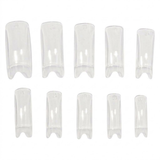 DL Pro Natural Nail Tips 300pc Clear #C160