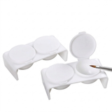 DL Pro Double Dappen Dish White #C207