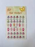 HK Labubu 5D Nail Sticker - Smiles #SD-2275
