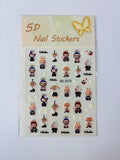 HK Labubu 5D Nail Sticker - Camping #SD-2273