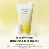 Goodal Green Tangerine Vita C Deep Cleansing Foam (25Ad) 150ml