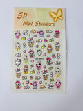 HK Labubu 5D Nail Sticker - Party #SD-2457