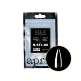 Apres Refill Tips - Natural Stiletto Long (2.0)