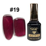 DM Gold Cat Eye Gel Polish Collection 0.5oz