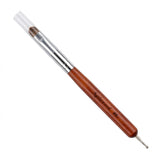 Wood Hand French Brush With Dotting Tool