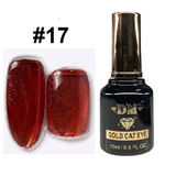DM Gold Cat Eye Gel Polish Collection 0.5oz