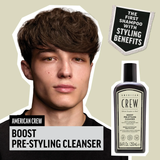 American Crew Boost Pre-Styling Cleanser Shampoo 8.4oz