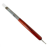 Wood Hand French Brush With Dotting Tool