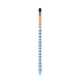 Brush Clean Up: 1 Angled+1 Round+ 1 Flat 3pc Set - Blue