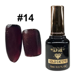 DM Gold Cat Eye Gel Polish Collection 0.5oz