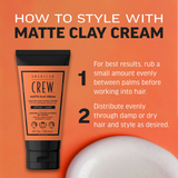 American Crew Matte Clay Cream 5oz
