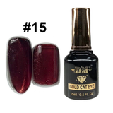 DM Gold Cat Eye Gel Polish Collection 0.5oz