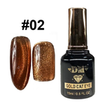 DM Gold Cat Eye Gel Polish Collection 0.5oz