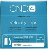 CND Velocity Tips 50pcs - White