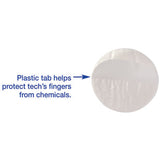 Plastic Backed Lint Free Round Nail Wipes 60pcs