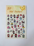 HK Labubu 5D Nail Sticker - Sweet #SD-2277