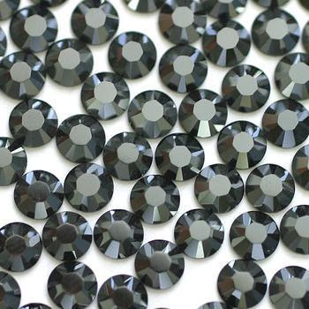 Swarovski, Swarovski Crystals 2058 - Jet Hematite SS5 - 50pcs, Mk Beauty Club, Nail Art