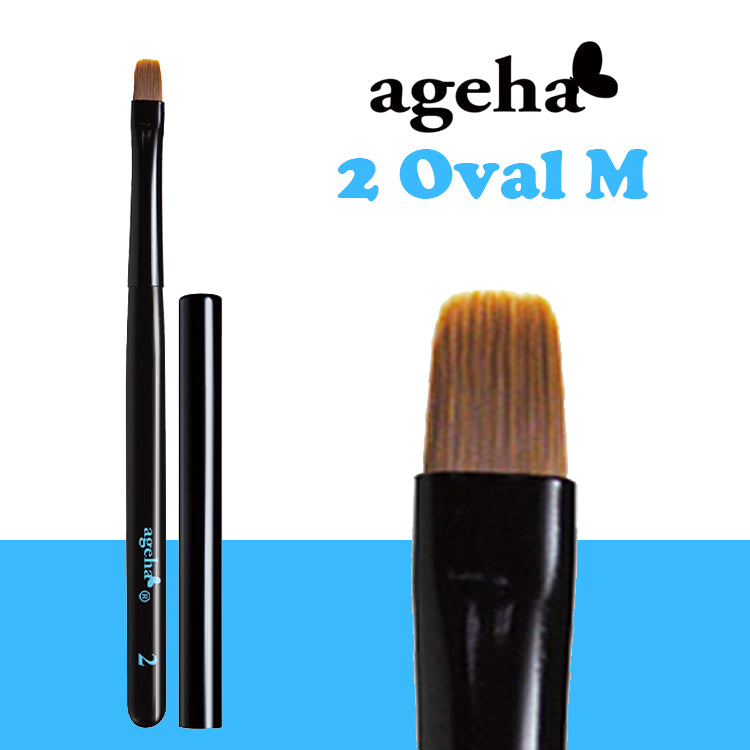 Ageha Gel Brush - #2 Oval M