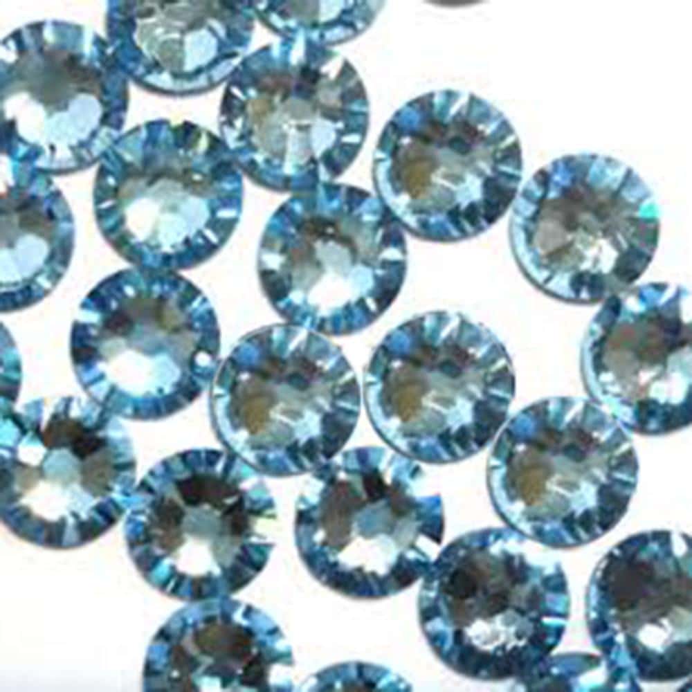 Swarovski, Swarovski Crystals 2058 - Aquamarine SS5 - 50pcs, Mk Beauty Club, Nail Art