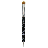 DL Pro Kolinsky Clean-Up French Brush with Dotting Tool