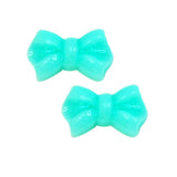 Fuschia, Fuschia Nail Art Charms - Plastic Bow - Mint, Mk Beauty Club, Nail Art Charms