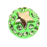 Fuschia, Fuschia Nail Art Charms - Ball & Star - Neon Green, Mk Beauty Club, Nail Art Charms