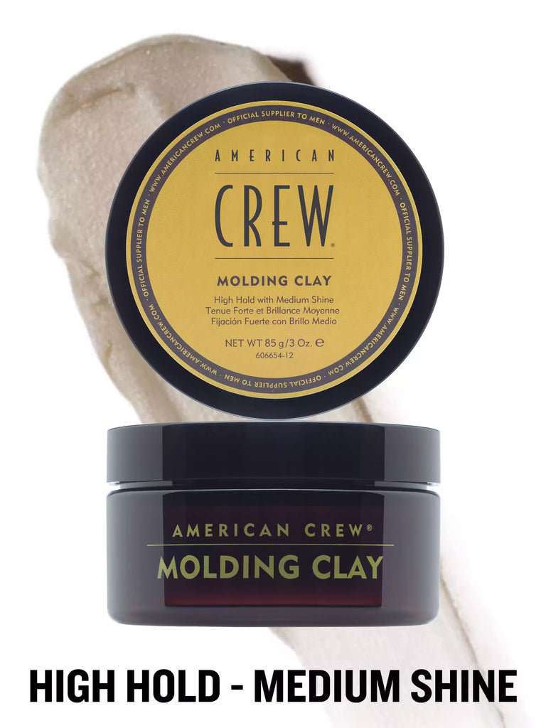 American Crew Molding Clay, High Hold, Medium Shine - 3 oz jar