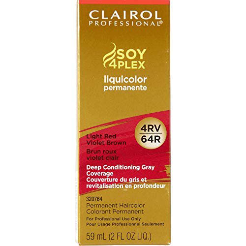 Clairol Pro Soy4PLEX #4RV/64R Light Red Violet Brown