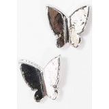 Fuschia, Fuschia Nail Art - Silver Butterfly, Mk Beauty Club, Nail Art