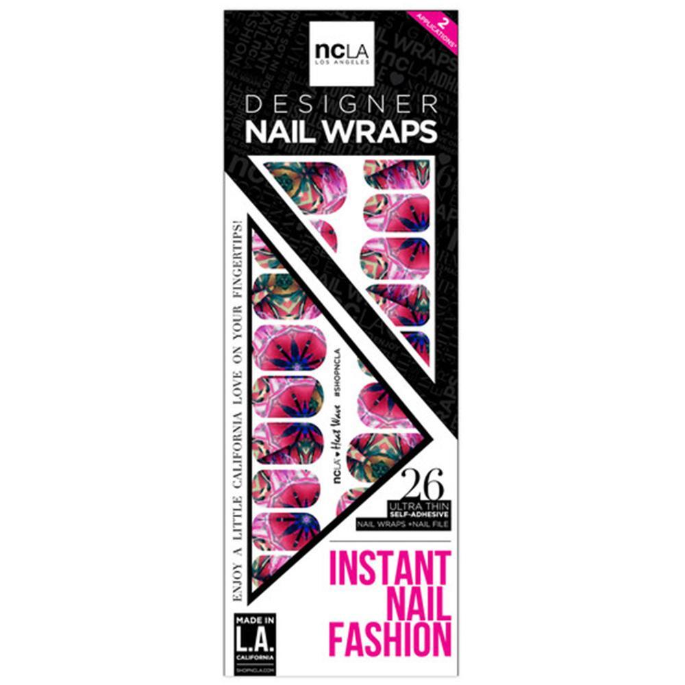 NCLA, NCLA - Heat Wave - Nail Wraps, Mk Beauty Club, Nail Art