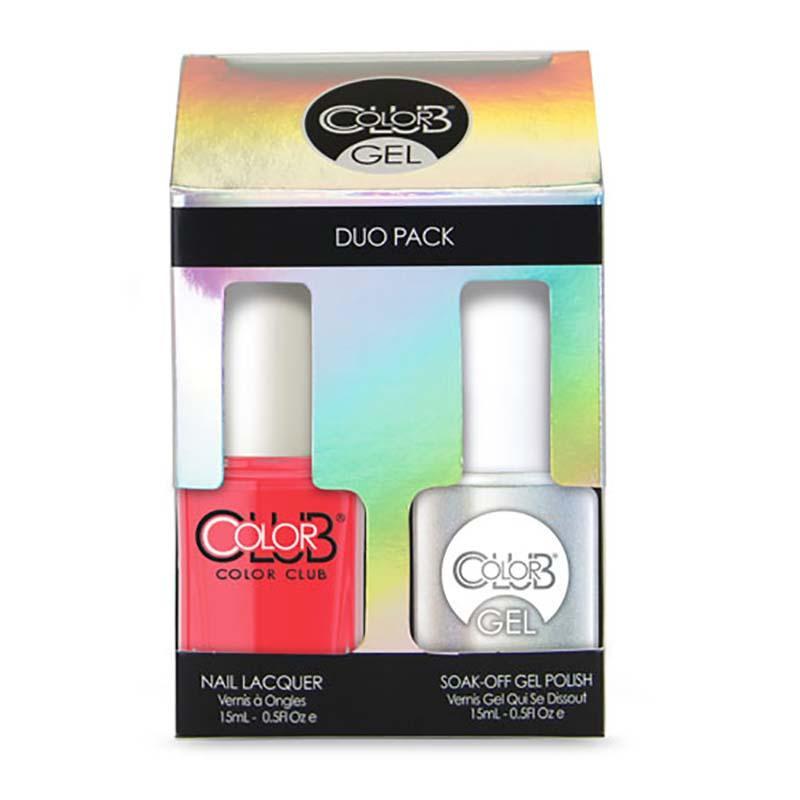 Color Club, Color Club Gel Duo - Watermelon Candy Pink, Mk Beauty Club, Gel + Lacquer Duo
