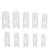DL Natural Nail Tips 300pc Clear #C160