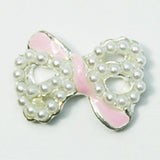 Fuschia, Fuschia Nail Art Charms - pearl Tie Bow - Pearl/Pink, Mk Beauty Club, Nail Art Charms