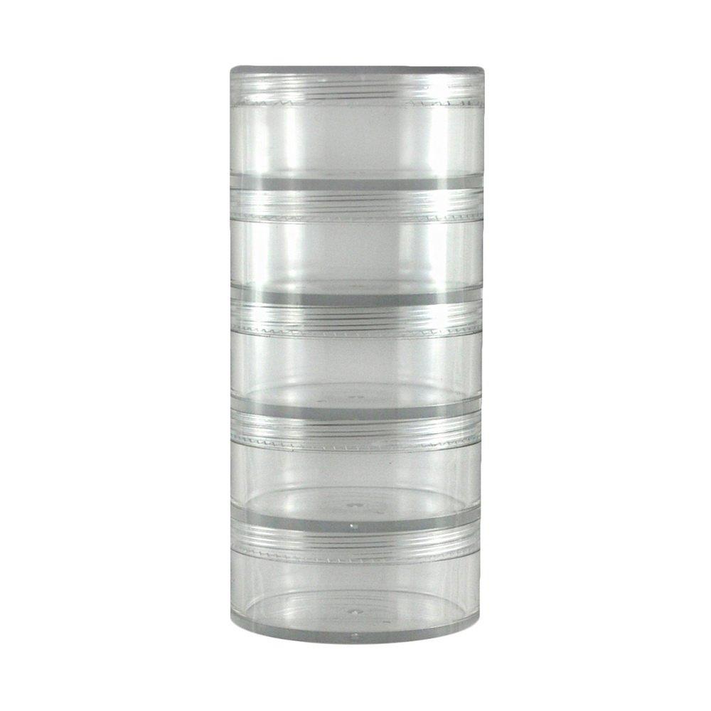 Clear 5-Tier Stackable Jar 3mL