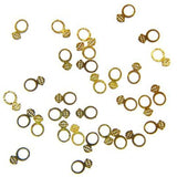 Fuschia, Fuschia Nail Art - Gold Metal Diamond - Ring, Mk Beauty Club, Nail Art