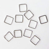 Fuschia, Fuschia Nail Art - Geometric Square - Silver, Mk Beauty Club, Metal Parts