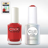Color Club, Color Club Gel Duo - Cadillac Red, Mk Beauty Club, Gel + Lacquer Duo