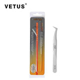 Vetus, Vetus Tweezers - Eyelash Extension Tweezers 6A-SA, Mk Beauty Club, Tweezers