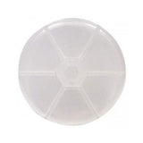 Nail Supply, Small Rhinestone Wheel Container - 6 Compartments, Mk Beauty Club, Storage Container